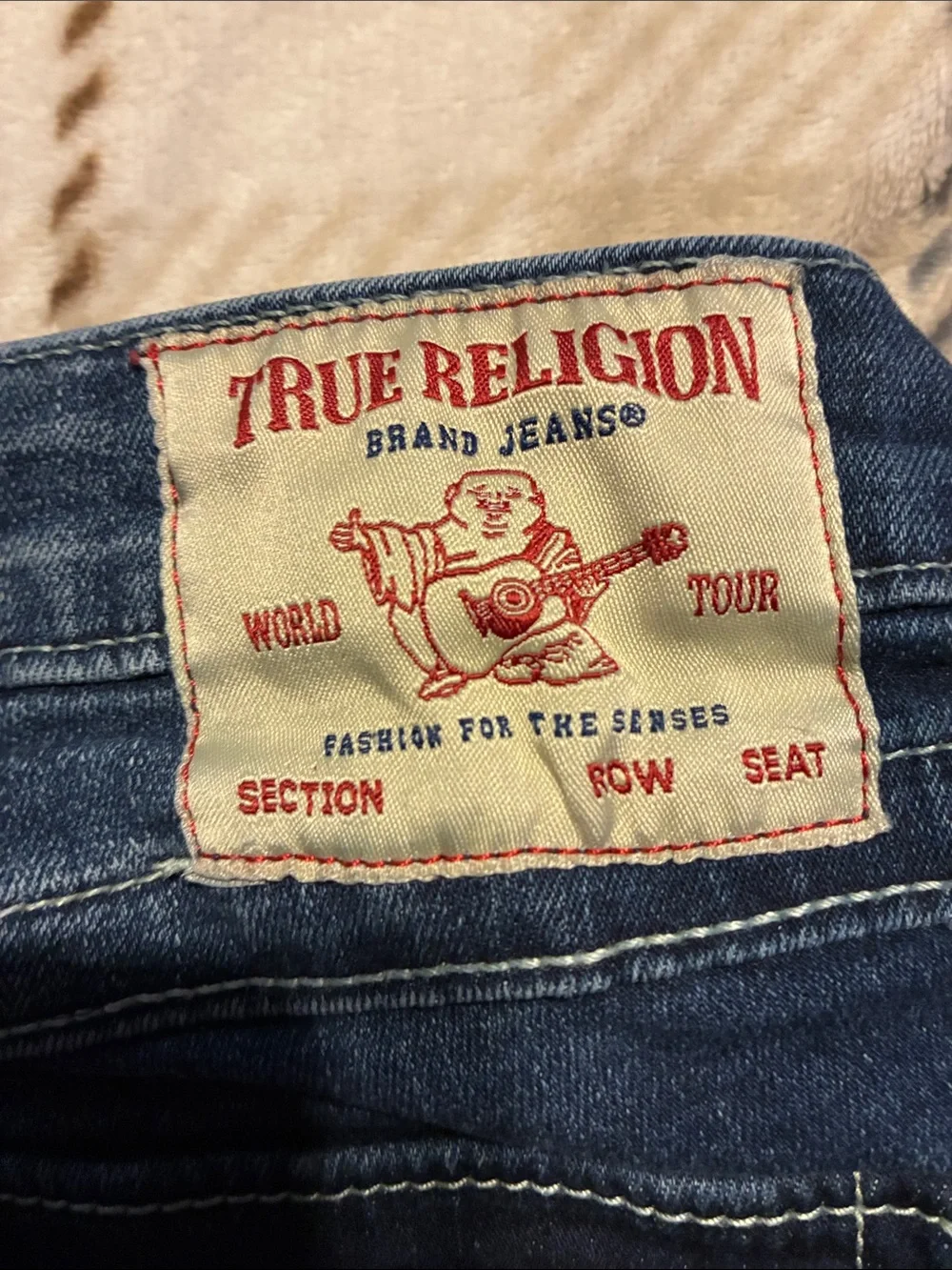 True Religion Skinny Jeans in Dark Indigo Wash - Picture 2 of 7